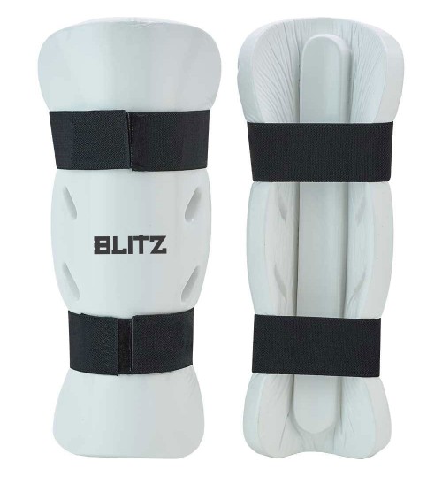 Blitz Dipped Foam Shin Guards - White